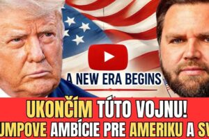 SĽUBY TRUMPA PRED INAUGURÁCIOU: AVIZUJE UKONČENIE VOJNY. CHCE ZACHRÁNIŤ TIK TOK ...
