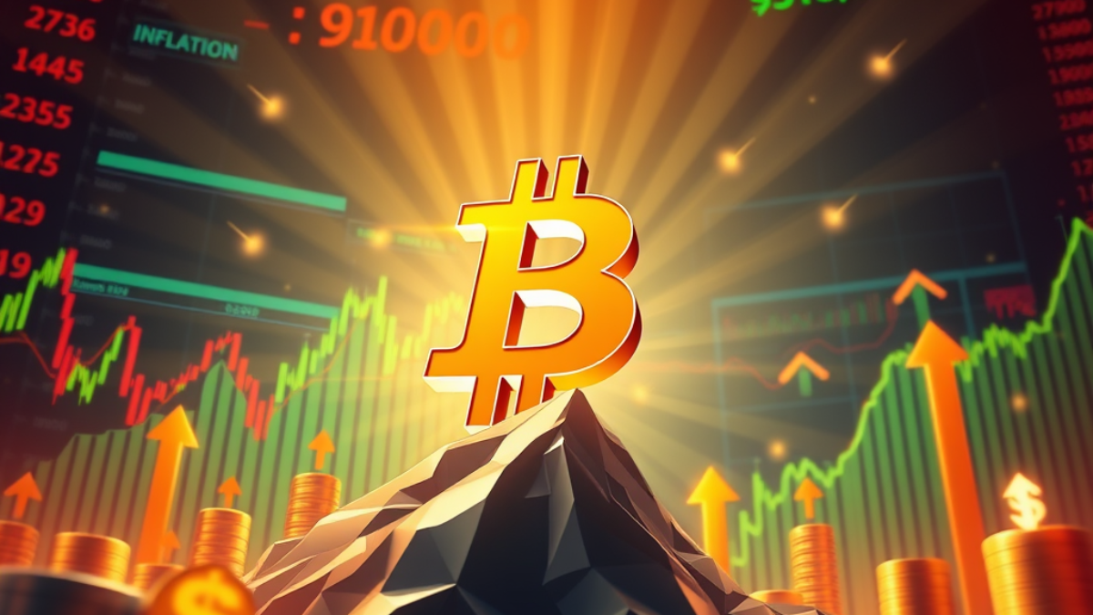 Bitcoin prekračuje 99 000 USD: Reakcia na infláciu