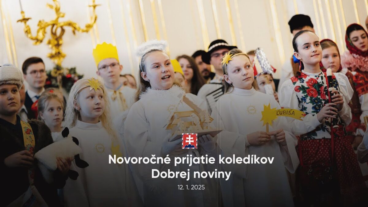 Novoročné prijatie koledíkov Dobrej noviny
