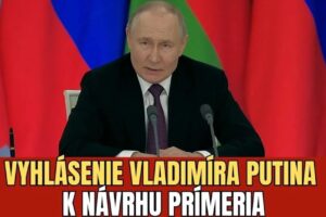 VLADIMIR PUTIN PRIJAL NÁVRH NA PRÍMERIE…MÁ ALE PODMIENKY