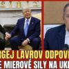 TRUMP A MACRON -EURÓPSKE MIEROVÉ SILY NA UKRAJINE? SERGEJ LAVROV ODPOVEDÁ PRIAMO...