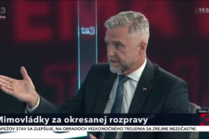 T. GAŠPAR: VYHRADZUJEM SA VOČI PODPRAHOVÉMU BANERU SÚKROMNEJ TELEVÍZIE