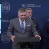 Tlačová konferencia predsedu vlády SR Roberta Fica a podpredsedu NR SR Tibora Ga...