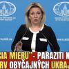MÁRIA ZACHAROVOVÁ: „EÚ KŔMI PARAZITOV V KYJEVE. MIER? LEN NA PAPIERI.“ | T...