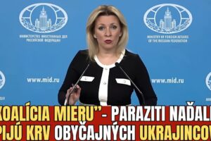 MÁRIA ZACHAROVOVÁ: „EÚ KŔMI PARAZITOV V KYJEVE. MIER? LEN NA PAPIERI.“ | T...