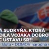 Vojak odsúdený za dodržiavanie Ústavy SR