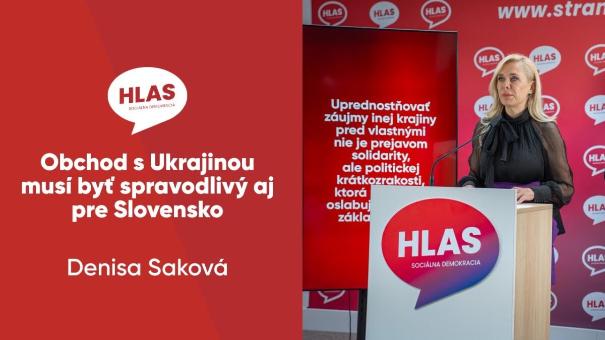 Obchod s Ukrajinou musí byť spravodlivý aj pre Slovensko