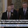 Premier Fico podporuje referendum o neuplatňovaní protiruských sankcií