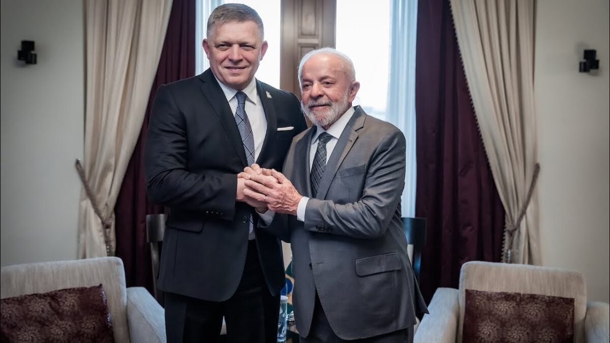Tretie stretnutie z maratónu bilaterálnych rokovaní – prezident Brazílie Luiz Inácio Lula da Silva.