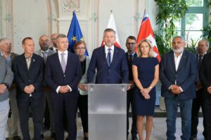 Tlačová konferencia s predstaviteľmi národnostných komunít