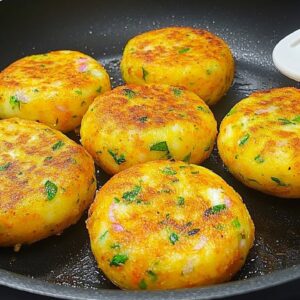 Ak máte 3 zemiaky a 1 vajíčko, tento recept je pre vás! Rodinný recept za 10 min...