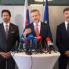 Brífing pred odchodom na samit NATO v Haagu