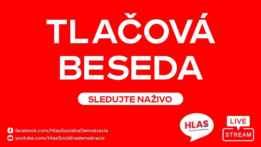 Pozrite si naživo náš 5. pracovný snem strany HLAS - sociálna demokracia