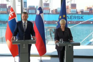 Spoločná tlačová konferencia s prezidentkou Slovinskej republiky