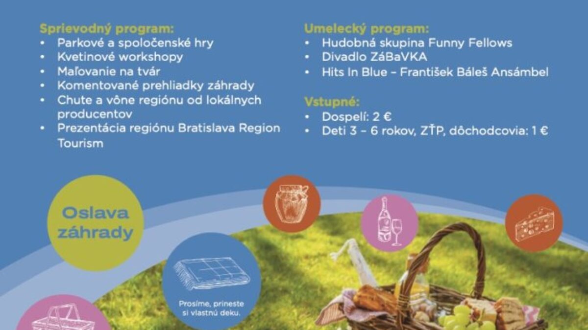 Zažite swingový piknik v Modre – už túto sobotu v záhrade kaštieľa