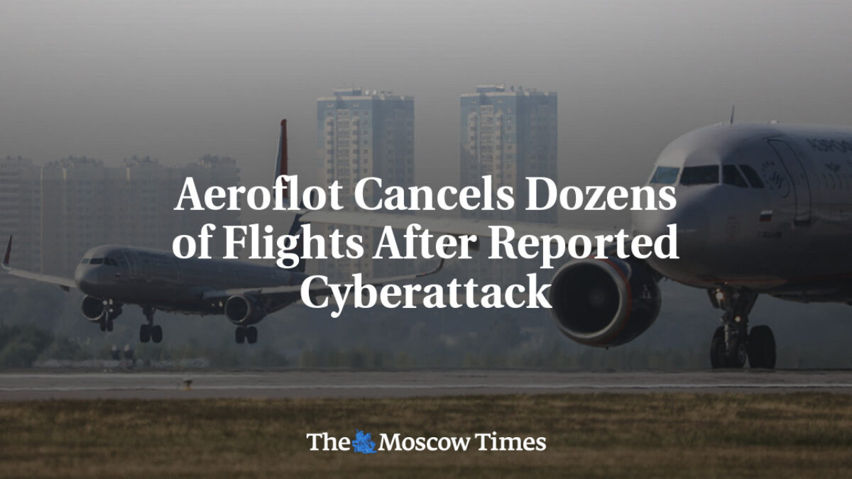 Aeroflot ruší desiatky letov po nahlásenom kybernetickom útoku