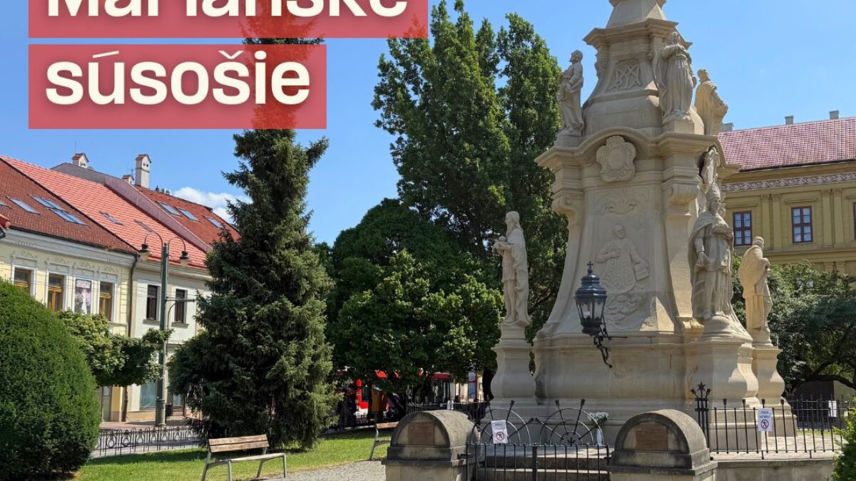 Mesto Prešov: MARIÁNSKE SÚSOŠIE PREŠLO OBNOVOU
