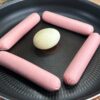 Klobásy s vajcom – jednoduchý a chutný recept.