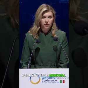 Olena Zelenska ohromila Rím: „Krajina bez ľudí je len pamätník“