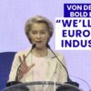 Von der Leyenová v Ríme: EU bude brániť priemysel, zjednodušiť pravidlá a presad...