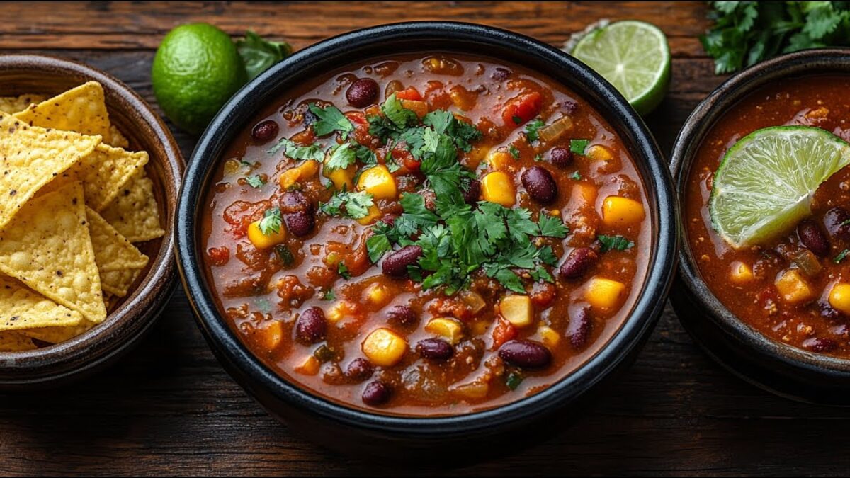 Starodávne vegánské chili sin carne