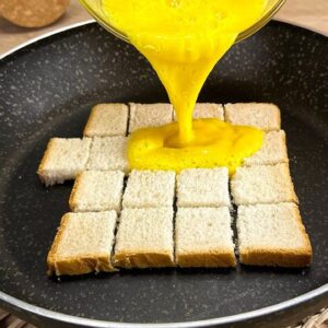 Rýchly  pizza chlebíček na raňajky za 5 minút