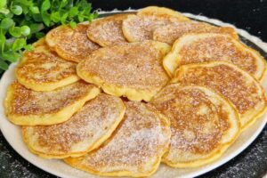 Jednoduchý recept z jablka, vajec a múky za 10 minút.