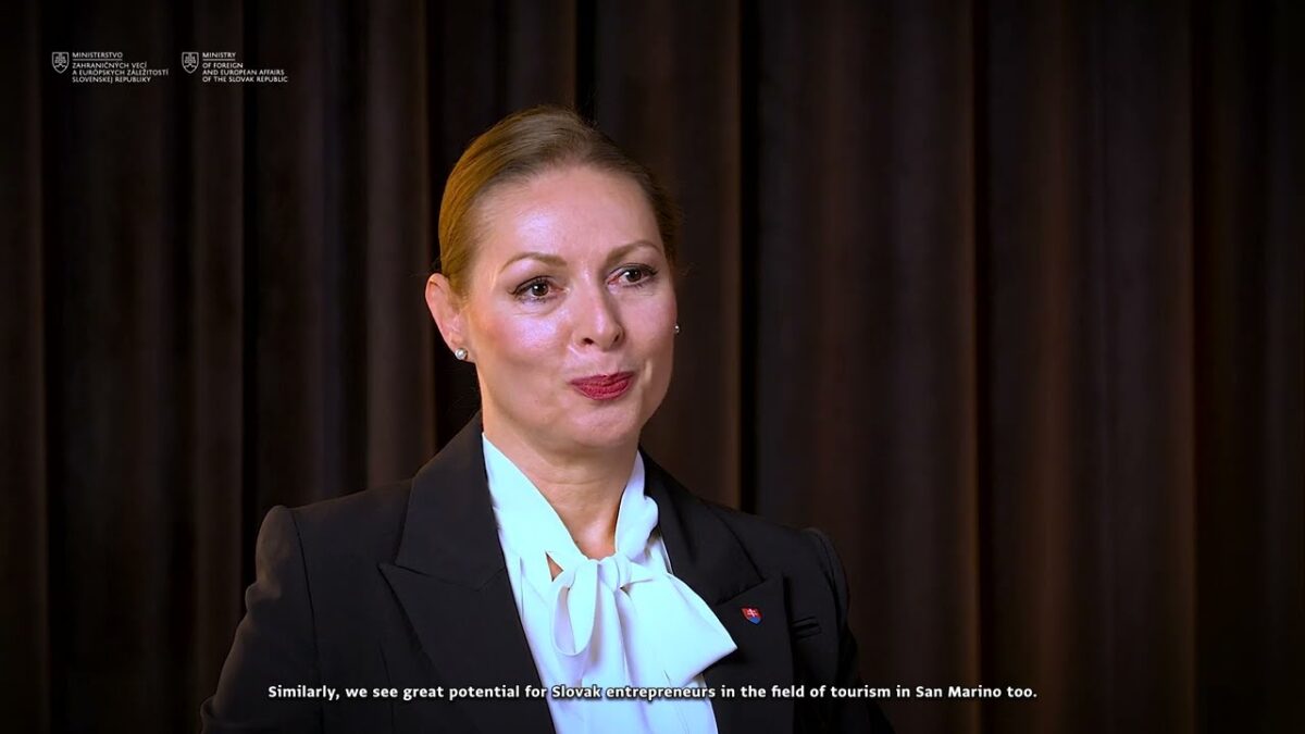 Taliansko – ekonomická diplomatka SR Miriam Chlupíková