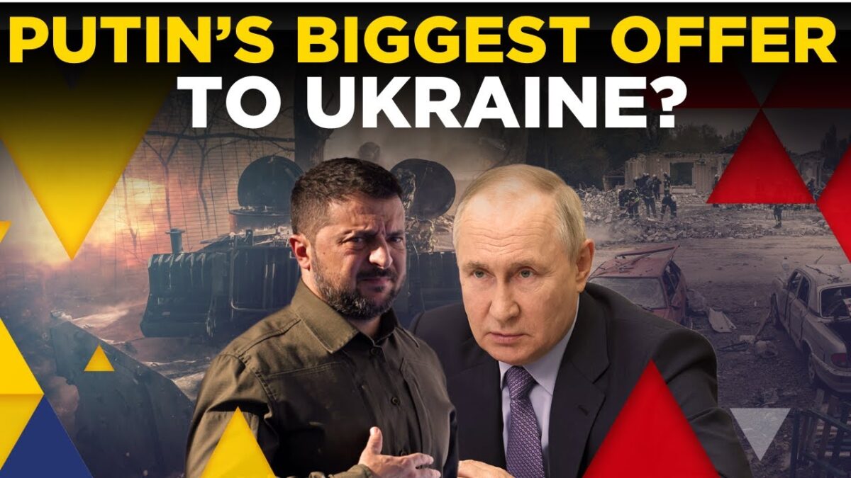 PUTIN NAŽIVO | Putin predložil Ukrajine veľkú ponuku v odvážnom kroku k možnému mieru | Rusko proti Ukrajine