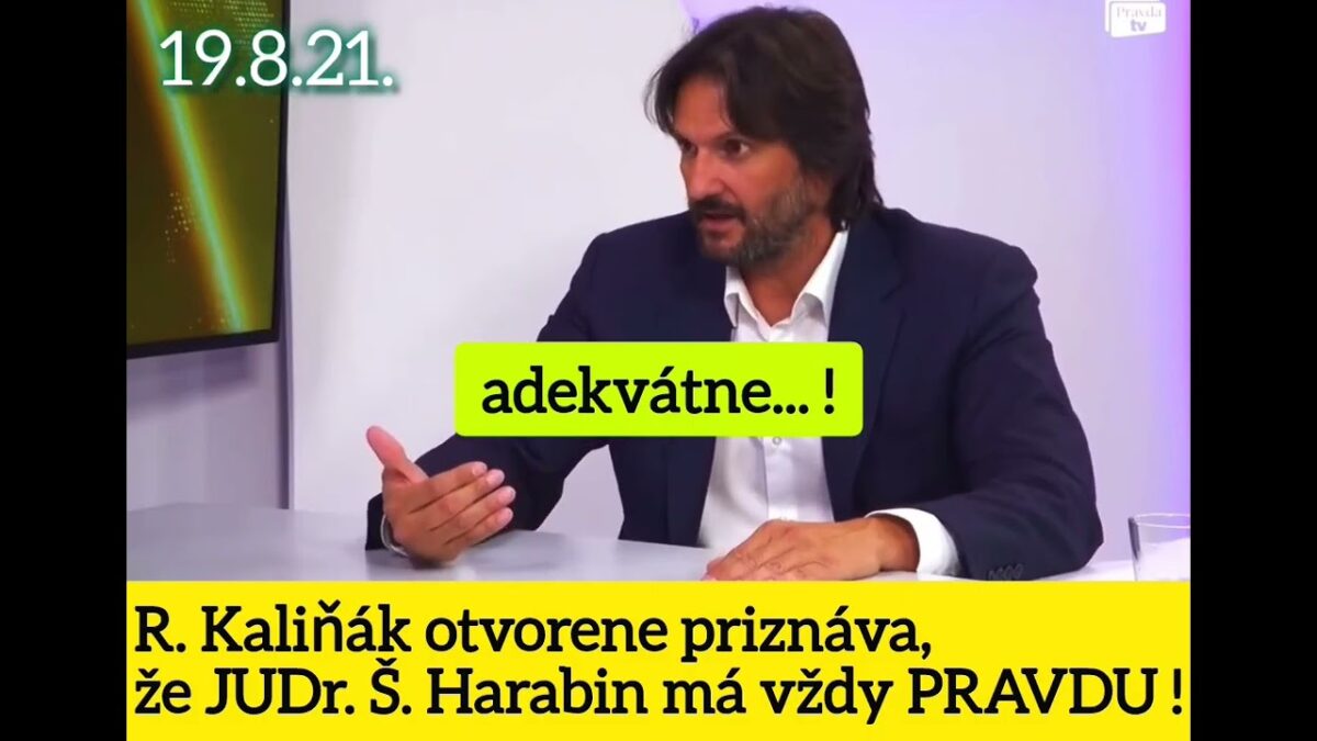 Štefan Harabin: Kaliňák si sype popol na hlavu! ÚSTAVU a nielen ju PORUŠUJE STÁLE! NEPOUČITEĽNÝ Kaliňák a celý SMER!