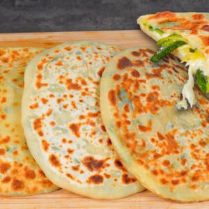 Jednoduchá plnená focaccia! Žiadna rúra, žiadne droždie, žiadne vajcia!