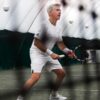 Bill Ackman sa snaží stať najstarším tenistom, ktorý získa profesionálne body.