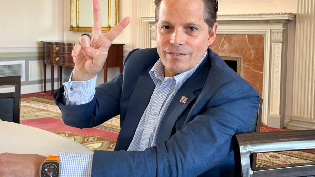 Druhá kapitola Moocha: Nepravdepodobné úsilie Anthonyho Scaramucciho prekonať Trumpa a zmeniť Ameriku.
