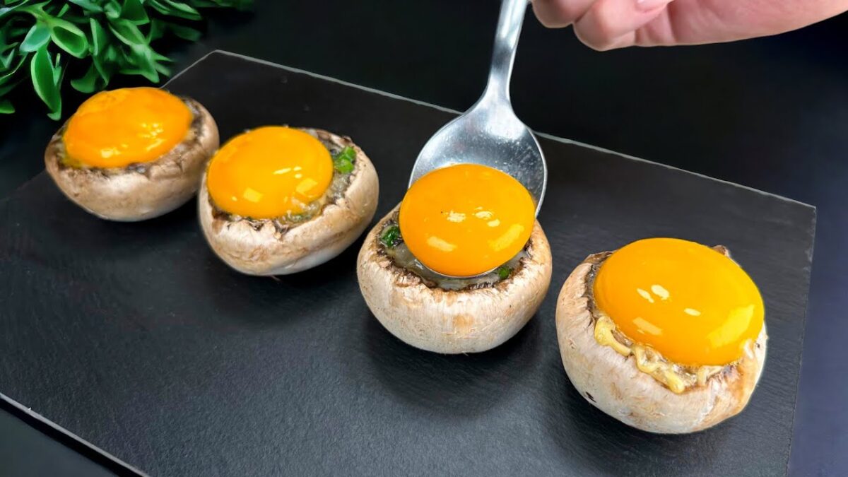 Hubová smaženica na raňajky, obed alebo večeru! Skvelý recept s vajíčkami.