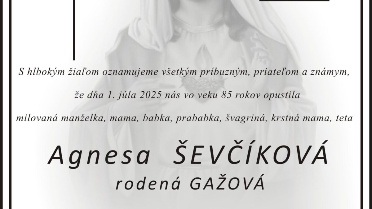 Mesto Trenčín: Agnesa Ševčíková