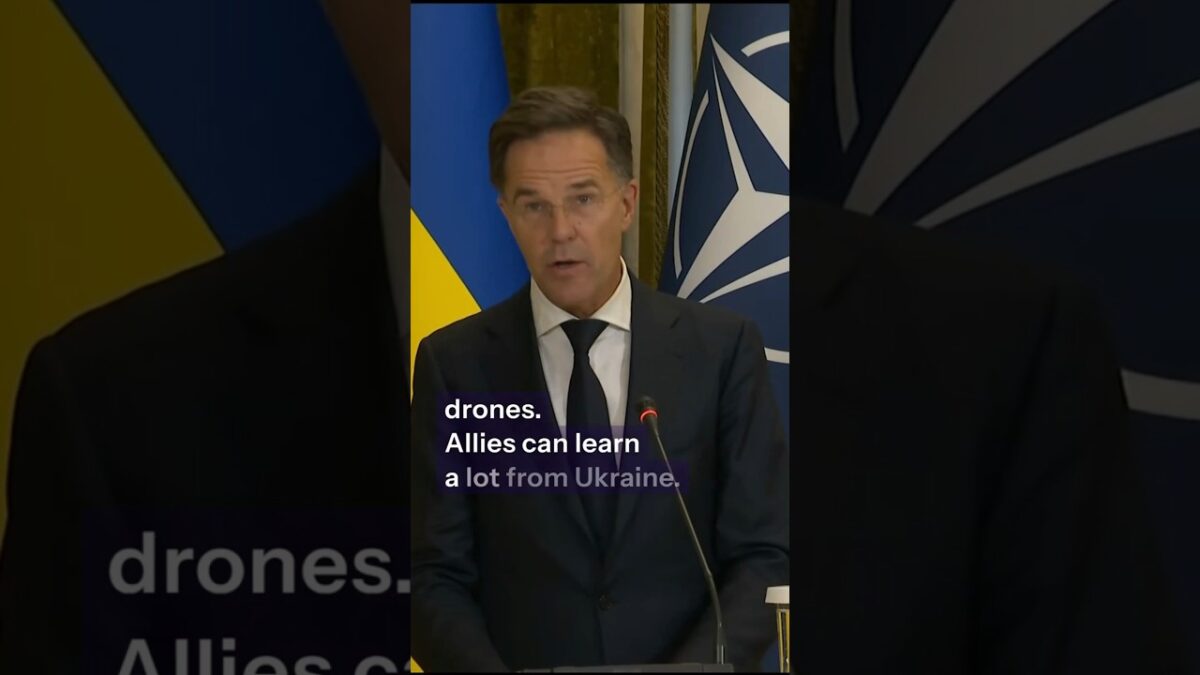 Rutte v Kyjeve: Drony, rakety, sankcie