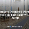 Putin tvrdí, že s Trumpom diskutoval o mieri na Ukrajine na „férovom základe“