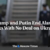 Trump a Putin ukončili rokovania o Aljaške bez dohody o Ukrajine