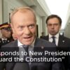 Tusk Nawrockému: „My strážime ústavu – vláda vládne!“