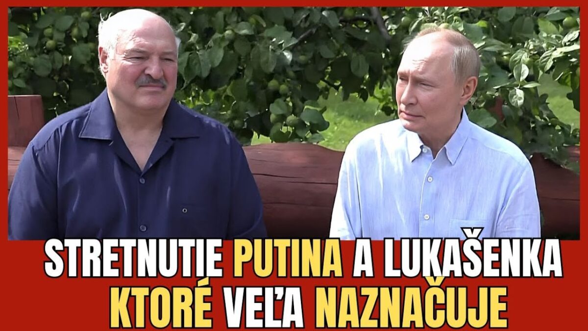 AKTUÁLNE: Vladimir Putin a Alexander Lukašenko – Záhadné stretnutie