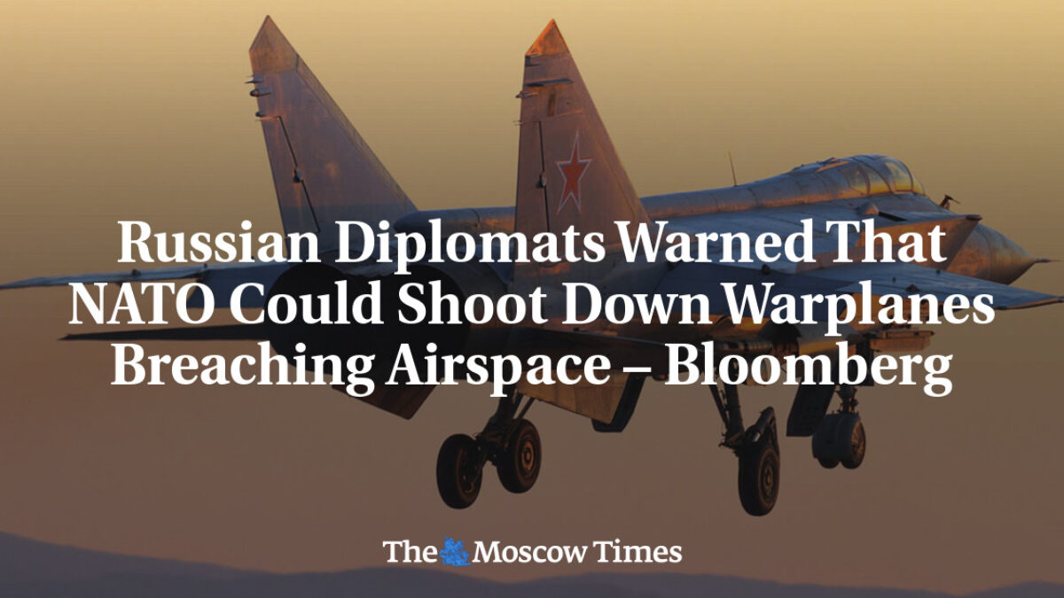 Západní diplomati varovali Rusko, že NATO je pripravené zostreľovať vojnové lietadlá narúšajúce vzdušný priestor – Bloomberg