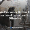 Rusko evakuuje desiatky ľudí z Gazy, keďže Izrael začína pozemnú ofenzívu