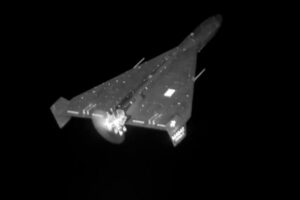 Zostreľovače dronov Šáhed a ruský dronový čln s optickými vláknami.