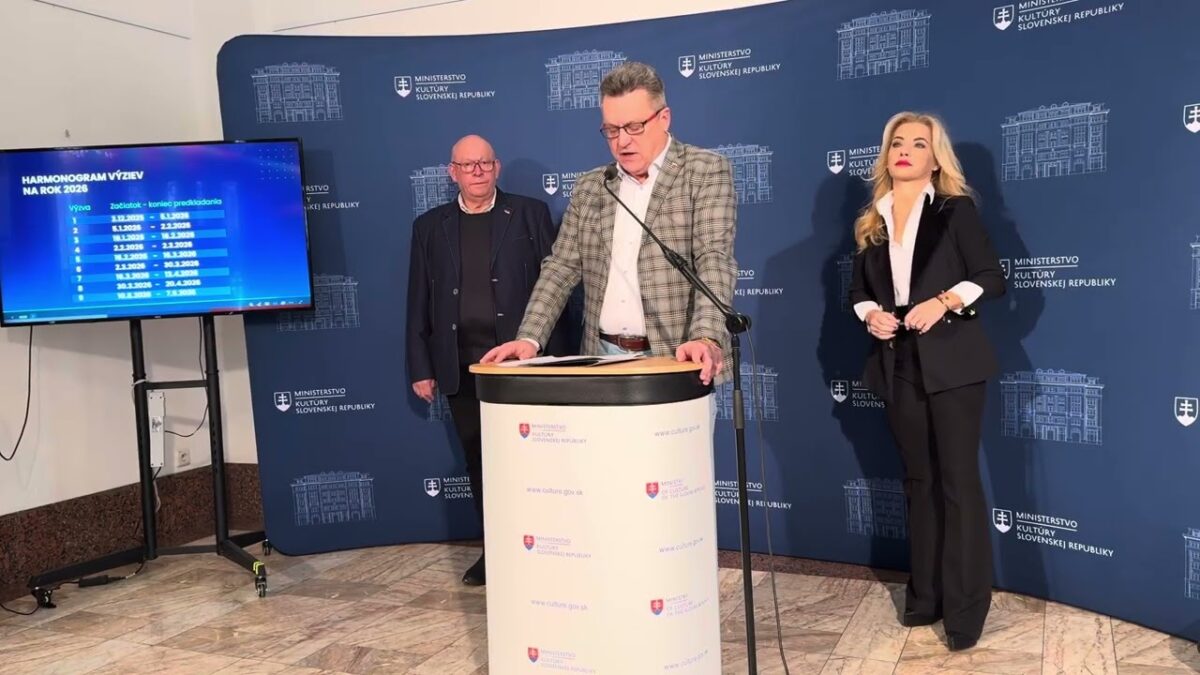 Tlačová konferencia: Fond na podporu umenia funguje