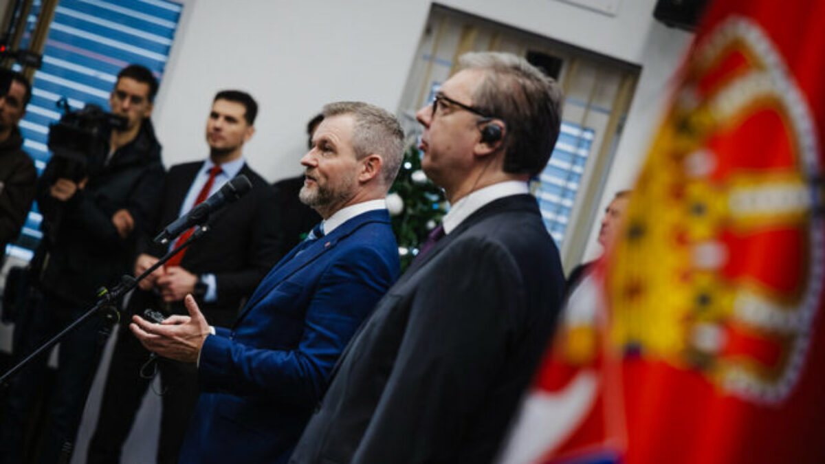 Slováci žijúci v Srbsku budú mať svoj vlastný stánok, Vučić im podľa Pellegriniho splní dlhoročný sen – VIDEO