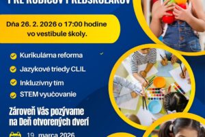 Mesto Modra: STRETNUTIE S RODIČMI PREDŠKOLÁKOV NA ZŠ VAJANSKÉHO
