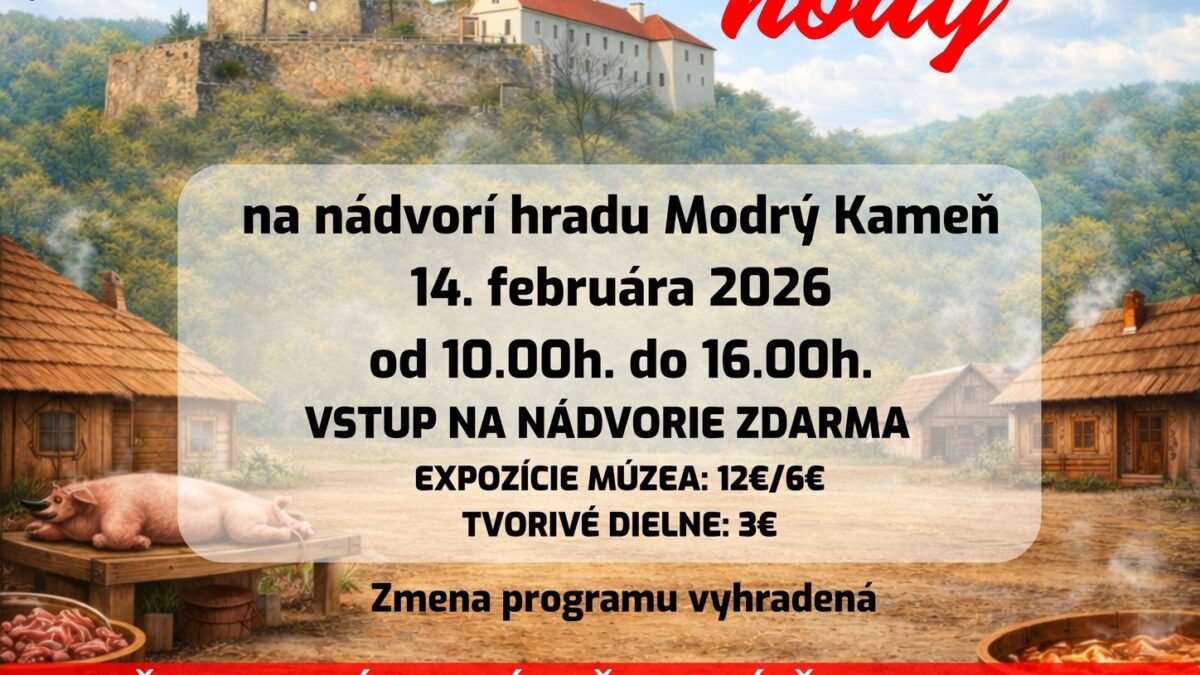 Hrad Modrý Kameň: Už zajtra!