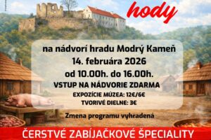 Hrad Modrý Kameň: Už zajtra!