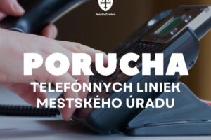Mesto Zvolen: DOČASNÁ NEDOSTUPNOSŤ PEVNÝCH LINIEK