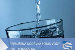 Mesto Svit: OZNAM